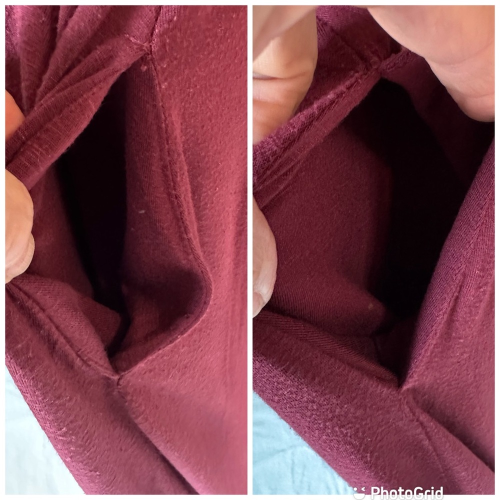 Lane Bryant Women’s Wine Burgundy Knit Flounce Maxi Dress, size 18/20 - Picture 6 of 16